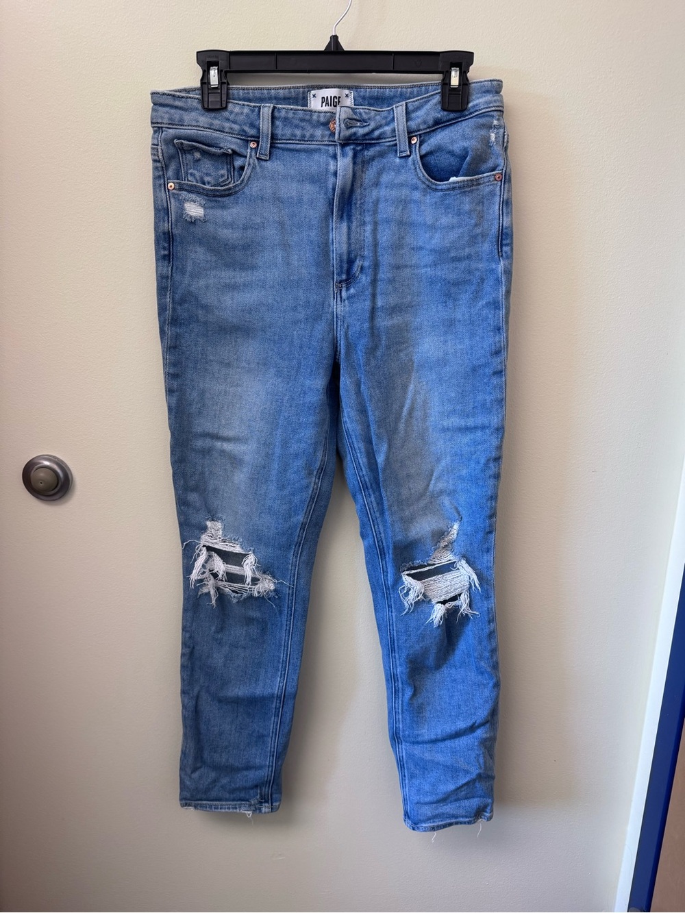 PAIGE Denim Sarah Slim Jeans - Size 30